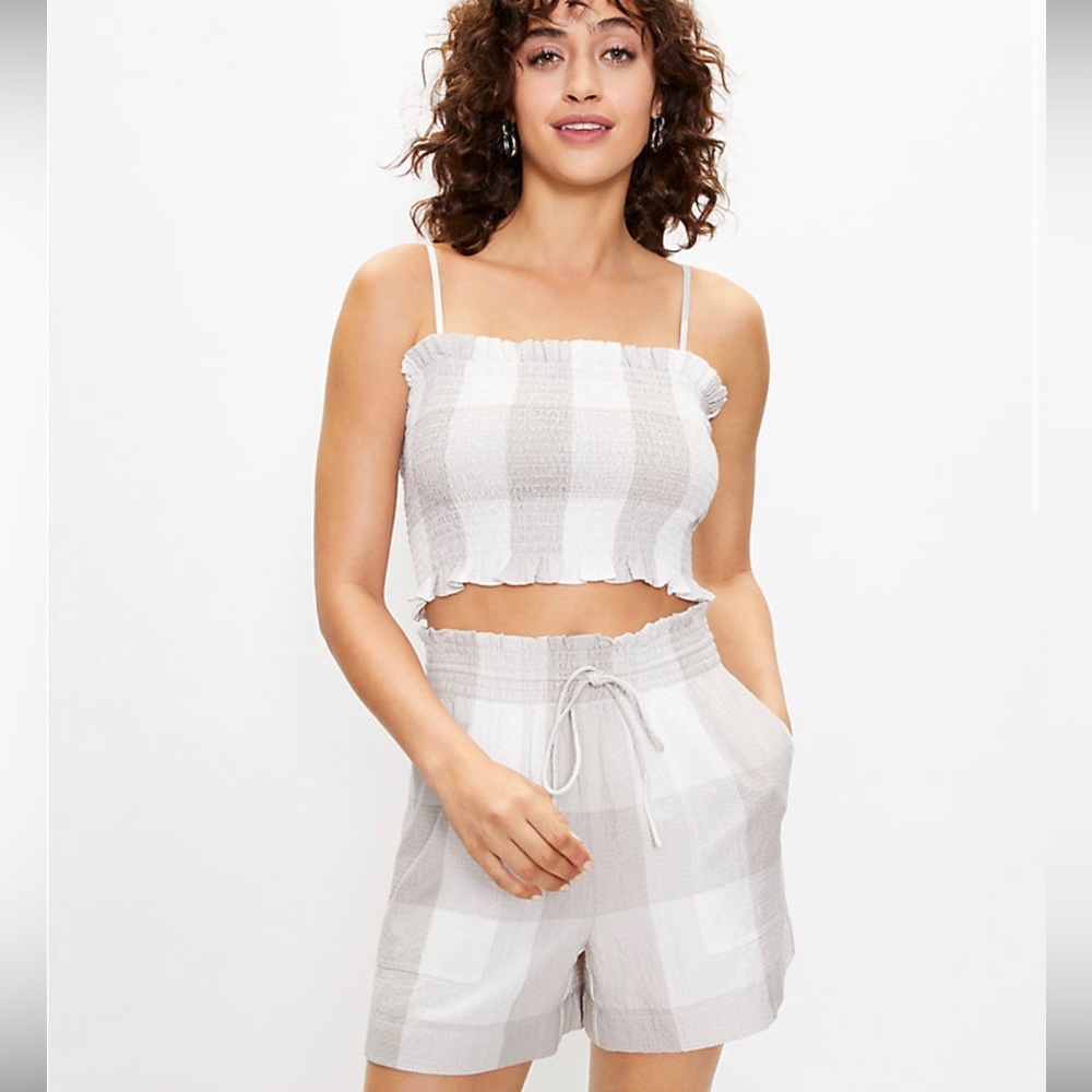 Lou & grey checkered matching set